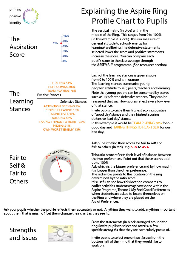 Explaining the Aspiring Profile to Pupils